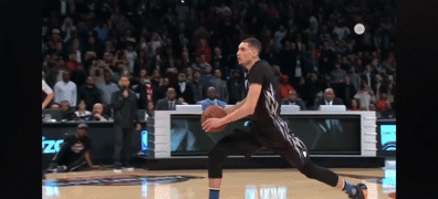 动图预警??近10年满分扣篮？麦克朗霸屏 拉文&戈登世纪大战