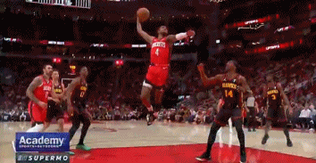 一飞冲天！杰伦-格林蝴蝶穿花过人 起飞滑翔满弓战斧炸裂劈扣